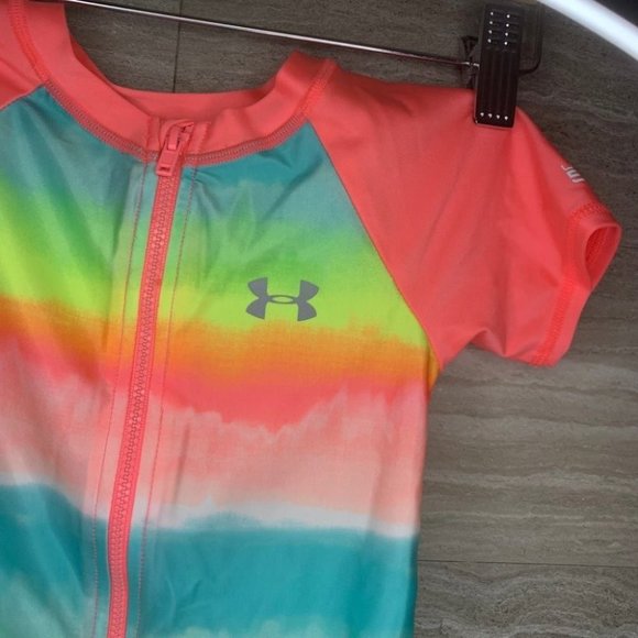 Baby Girls Under Armour Rainbow One Piece Bathingsuit - Picture 3 of 7